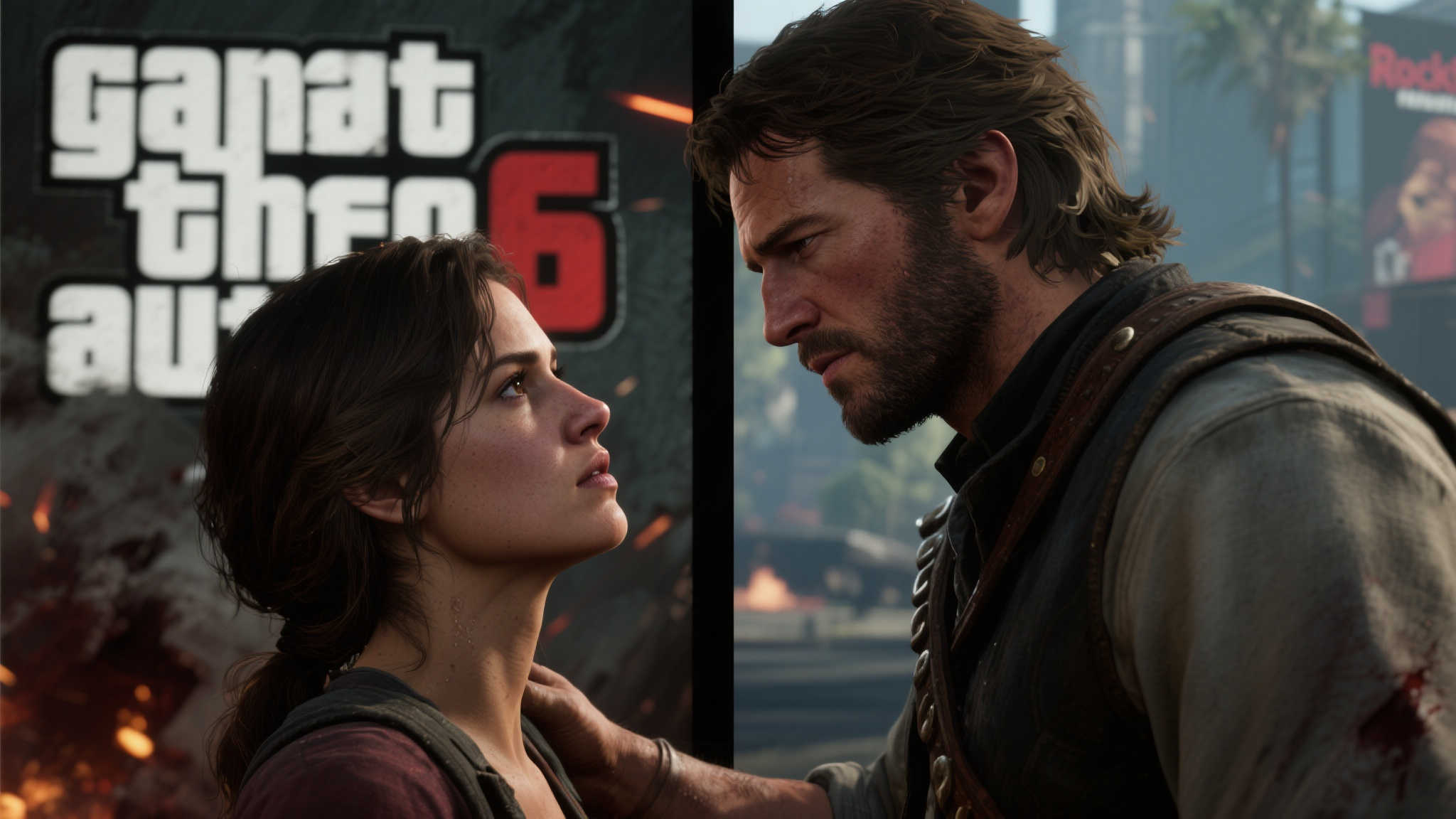 《GTA6》主角神似《大镖客2》亚瑟玛丽：前世今生的奇妙巧合？